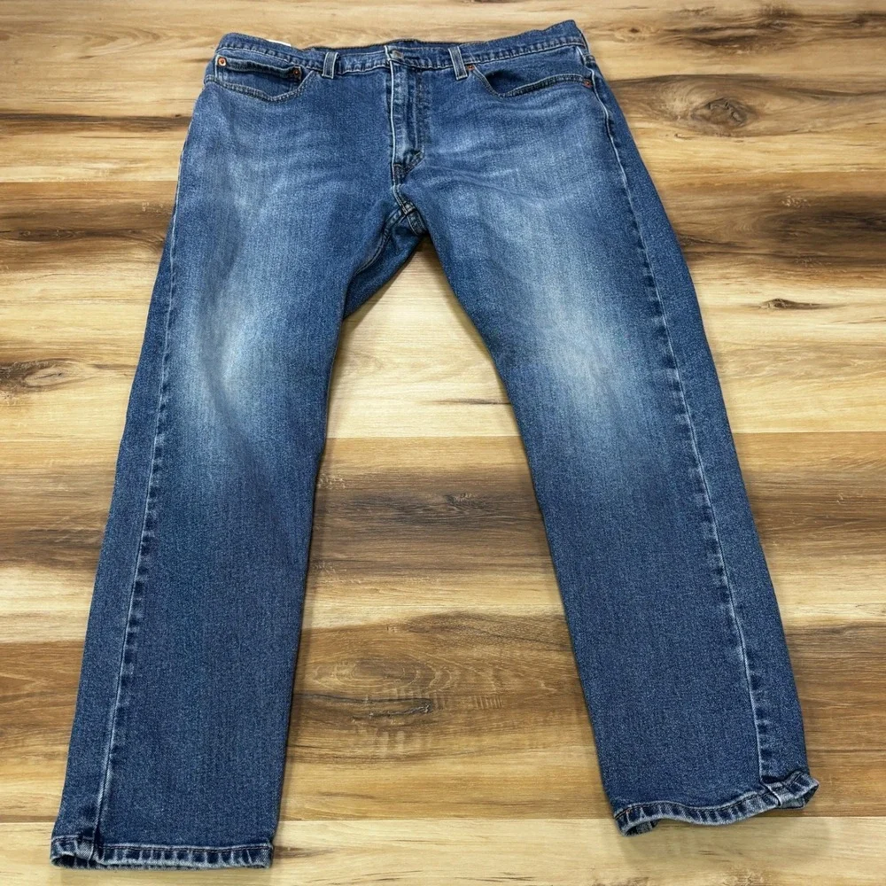 Levi's 512 Slim Taper Jeans W36 L30 Denim Cotton Stretch Blue Medium Wash